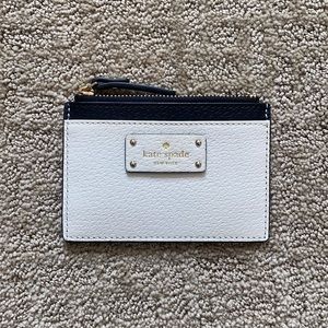 Kate Spade 2 tone coin and cardholder